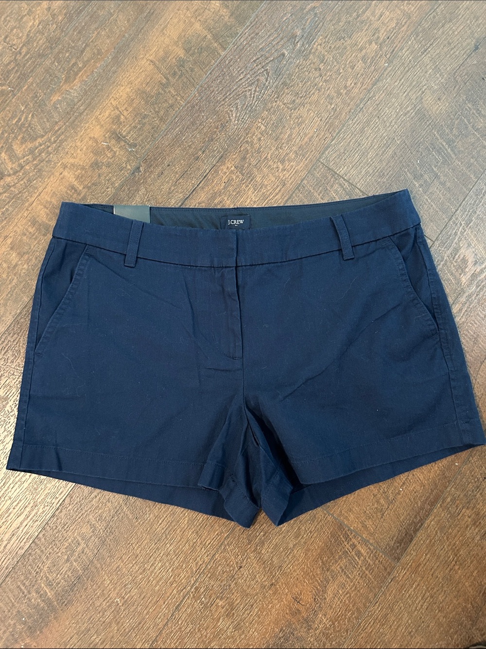 NWT Navy Blue  3.5” Cotton Chino Shorts Size 10